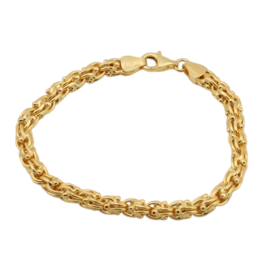 925 Sterling Silver Women Albanian Chain Bracelet