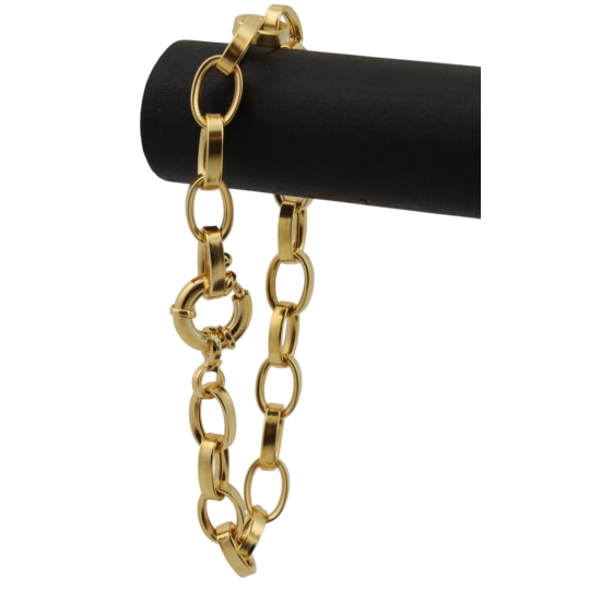 22 carat Gold Plated Lady Silver Womens Bracelet