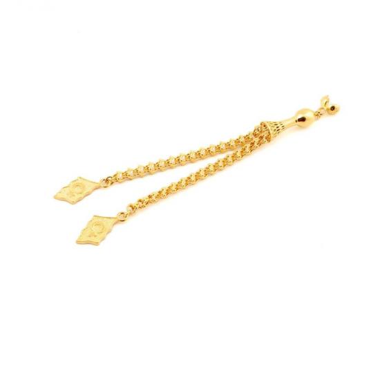 Moon Star 14K Gold Rosary Tassel