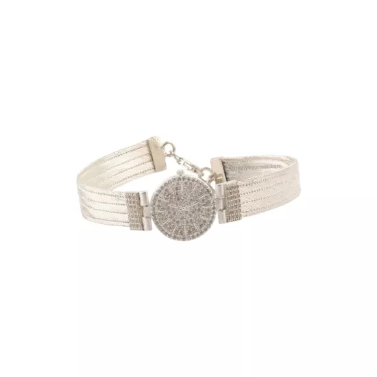 3 Rows of Red Baguette Stone Trabzon Wicker Bracelet