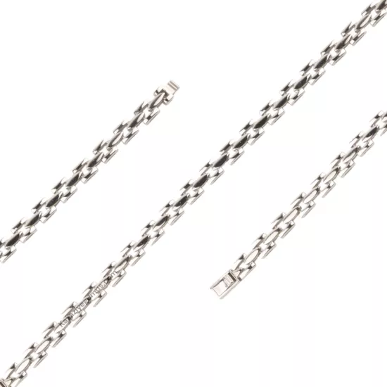 925 Ayar Bukle Model İthal Gümüş Bileklik