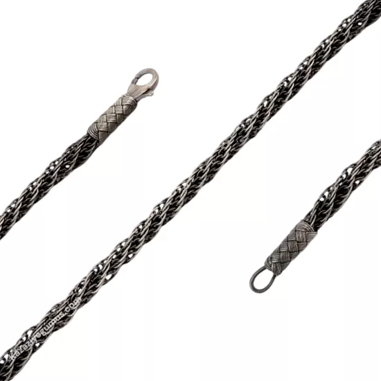 1000 Ayar Kazaziye Serum Model Gümüş Bileklik