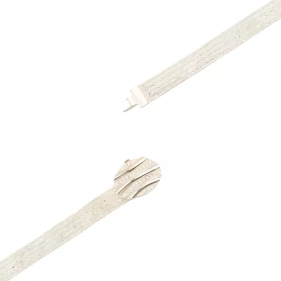 5 Row Classic Trabzon Wicker Silver Bracelet