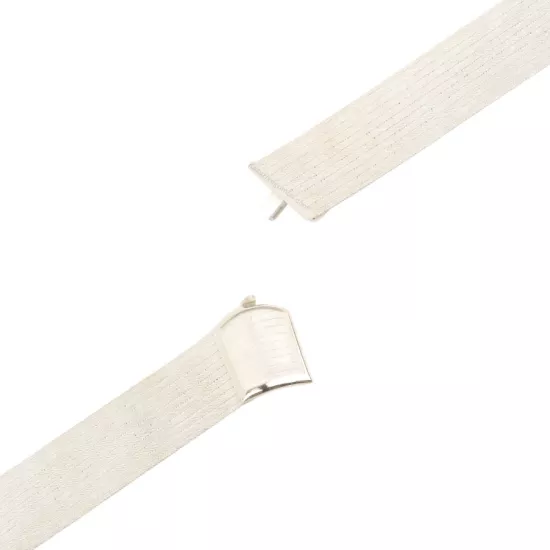 11 Row Knitted Trabzon Straw Silver Bracelet