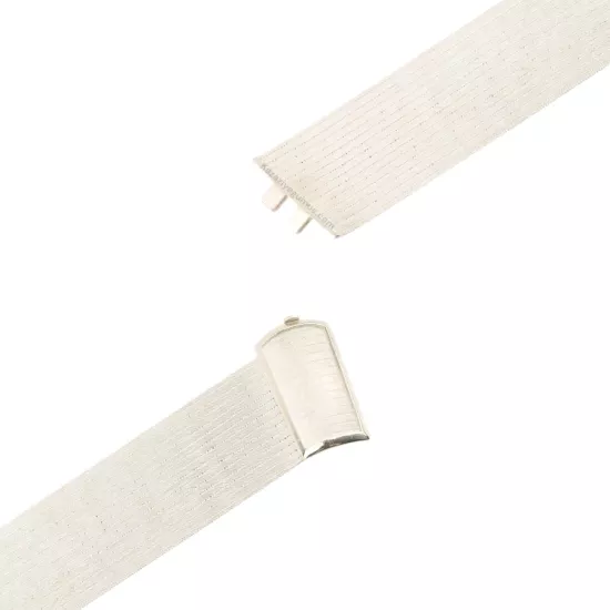 15 Row Stone Model Trabzon Wicker Silver Bracelet