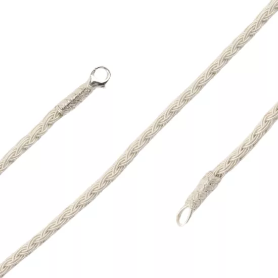 1000 Ayar İkili Örgü Kazaziye Gümüş Bileklik