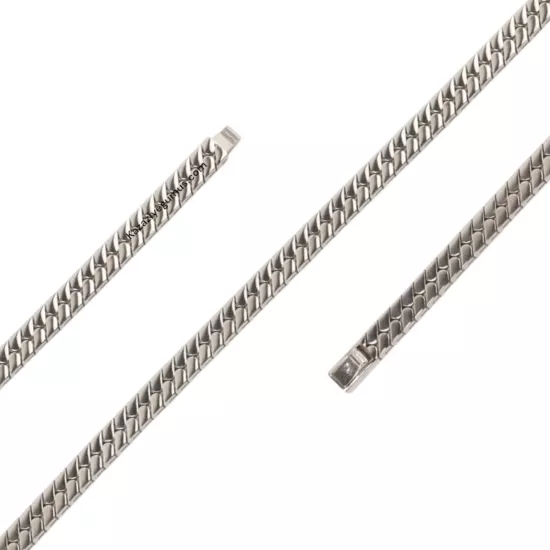 925 Ayar Oval Örgü Model İthal Gümüş Bileklik