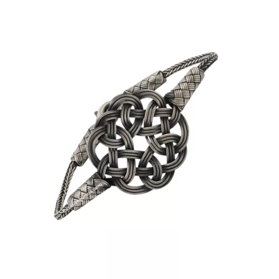 1000 Carat Kazaziye Large Oxidized Shams Bracelet