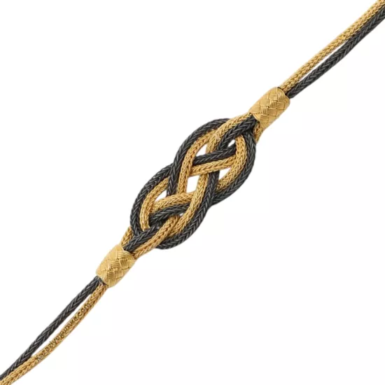 1000 Carat Kazaziye Gold Knot Bracelet