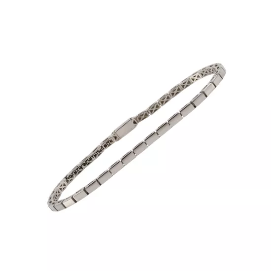 925 Ayar Dikdörtgen Model İthal Gümüş Bileklik