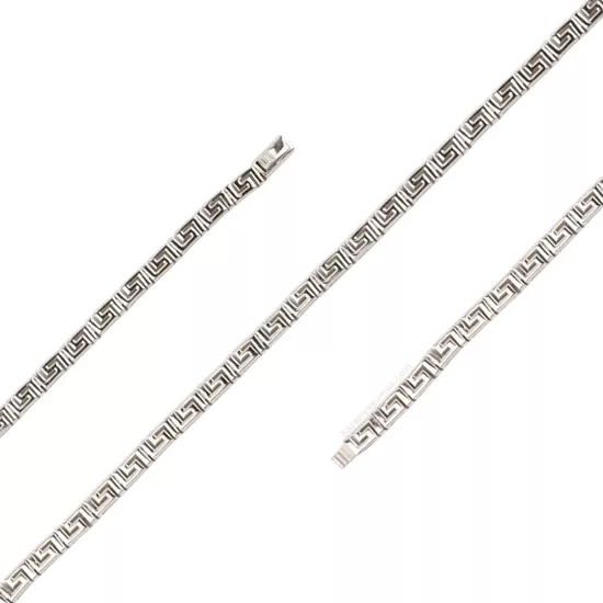 925 Ayar Labirent Model İthal Gümüş Bileklik