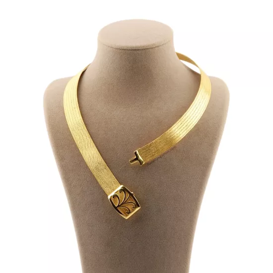 7 Sıra Trabzon Hasırı Sarmal Kilit Model Gerdanlık