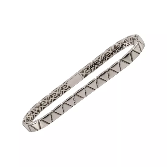 925 Ayar Üçgen Model İthal Gümüş Bileklik