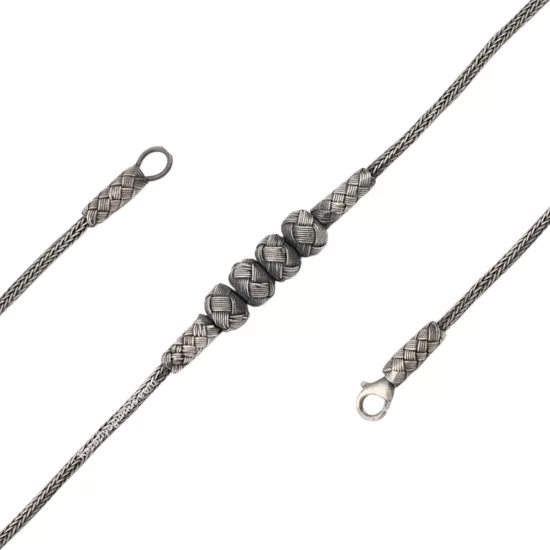 1000 Carat Kazaziye Four Ball White Bracelet