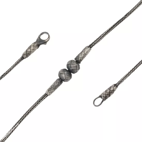 1000 Carat Kazaziye Four Ball White Bracelet