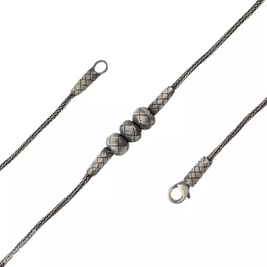 1000 Carat Kazaziye Four Ball White Bracelet