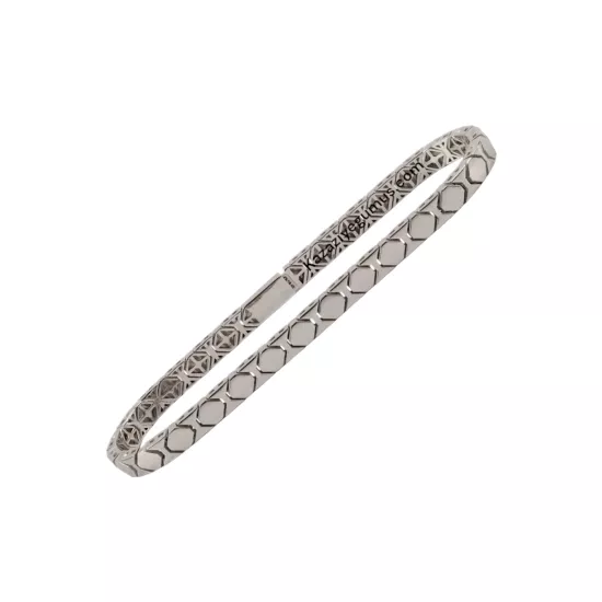 925 Ayar Sekizgen Model İthal Gümüş Bileklik