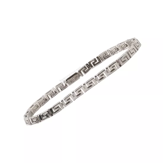 925 Ayar Labirent Model İthal Gümüş Bileklik