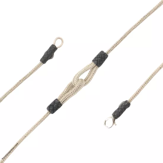 1000 Ayar Siyah Beyaz Oksitli Aşk Model Bileklik