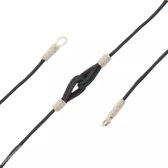 1000 Ayar Siyah Oksitli Aşk Model Gümüş Bileklik