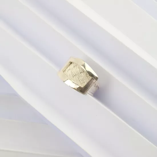 925 Ayar El Örmesi Model Trabzon Hasırı Yüzük