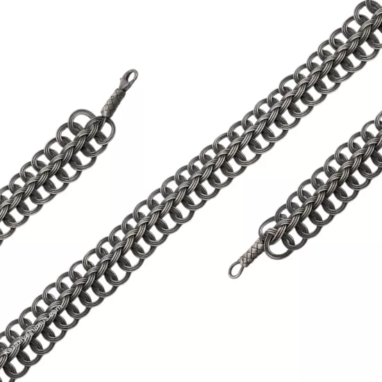 1000 Ayar Kazaziye Balıksırtı Gümüş Bileklik