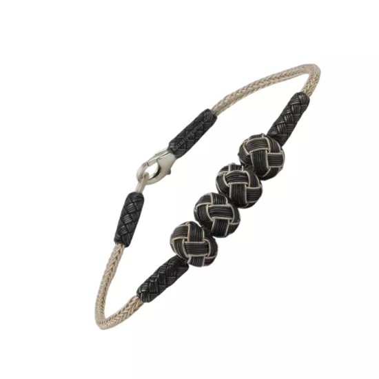 1000 Carat Kazaziye Four Ball White Bracelet