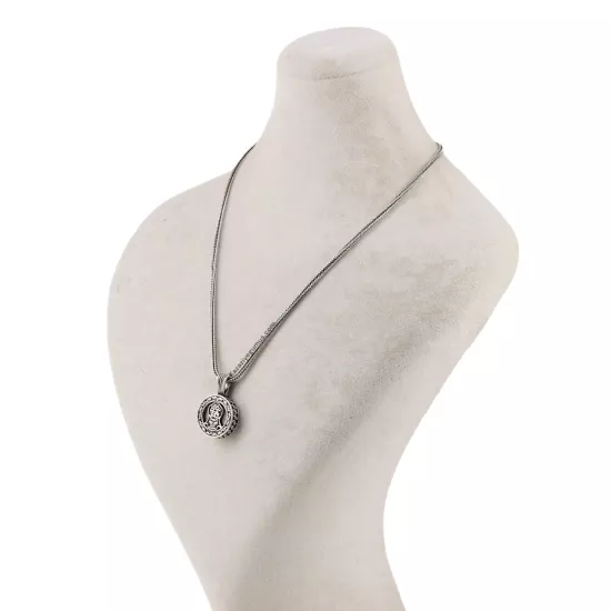 925 Ayar Nali Şerif İşlemeli Cevşen Gümüş Kolye