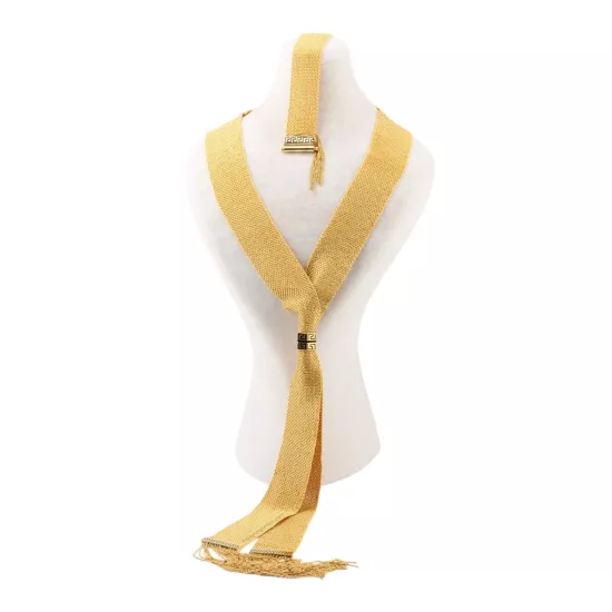 Altın Kaplama Kadın Gümüş Şal Set