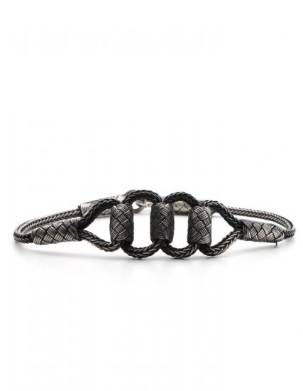  Oxide Silver Bracelet