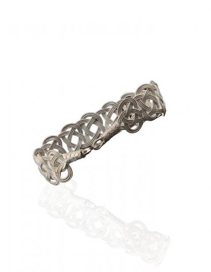 Kazaziye Herringbone Silver Bracelet