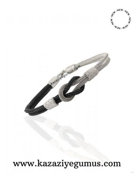 Black and White Sailor Kazaziye Bracelet