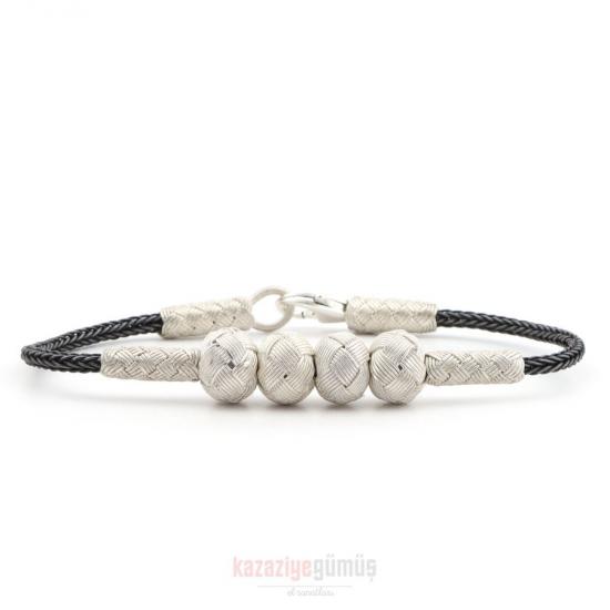 4 Ball Oxide Bracelet