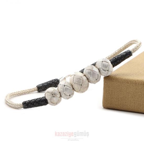 Kazaziye 5 Ball Oxide Bracelet