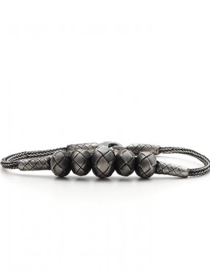 Kazaziye 5 Ball Oxide Bracelet