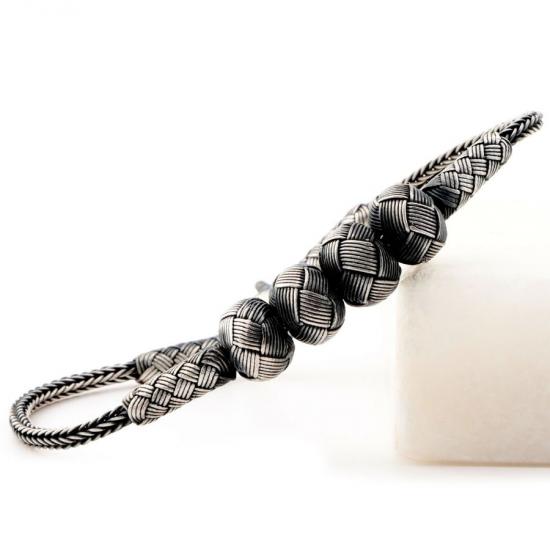 1000 carat oxidized Kazaziye Silver Bracelet