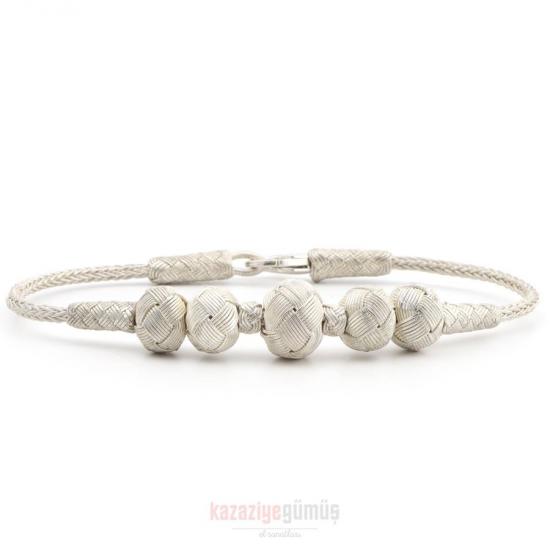 Kazaziye 5 Ball Oxide Bracelet