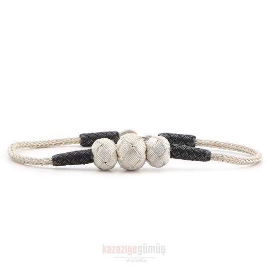 Kazaziye 5 Ball Oxide Bracelet