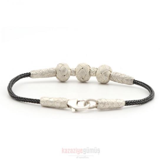 Kazaziye 5 Ball Oxide Bracelet