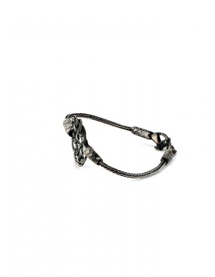 Oxidized Kazaziye Silver Bracelet