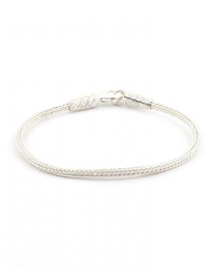 Kazaziye Silver Rope Bracelet