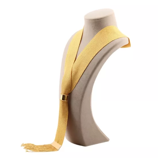 Altın Kaplama Kadın Gümüş Şal Kolye