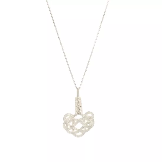 1000 Ayar Kazaziye Beyaz Aşk Kadın Kolye