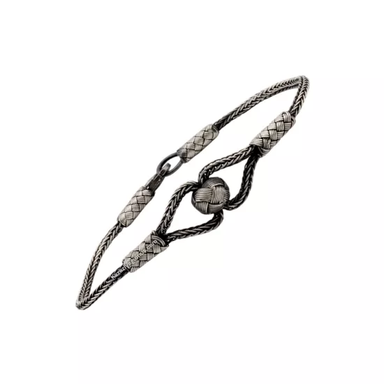 1000 Ayar Kazaziye Bir Toplu Oksitli Bileklik