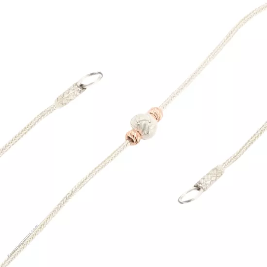 1000 Ayar Kazaziye Rose Top Gümüş Bileklik