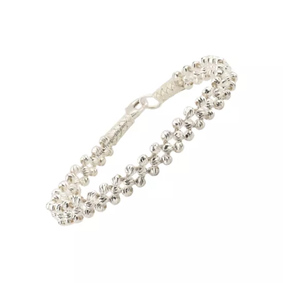 1000 Ayar Kazaziye Dorika Gümüş Bileklik