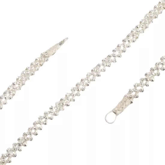 1000 Ayar Kazaziye Dorika Gümüş Bileklik