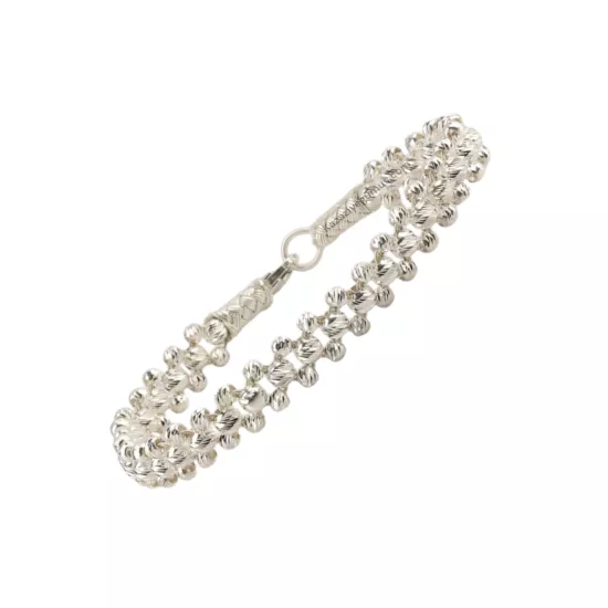 1000 Ayar Kazaziye Dorika Gümüş Bileklik