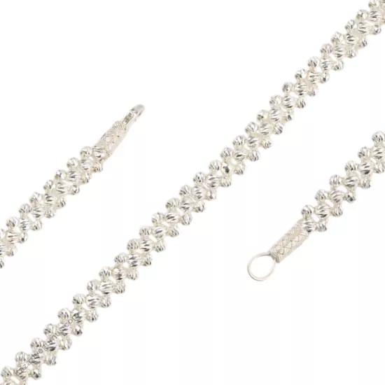 1000 Ayar Kazaziye Dorika Gümüş Bileklik