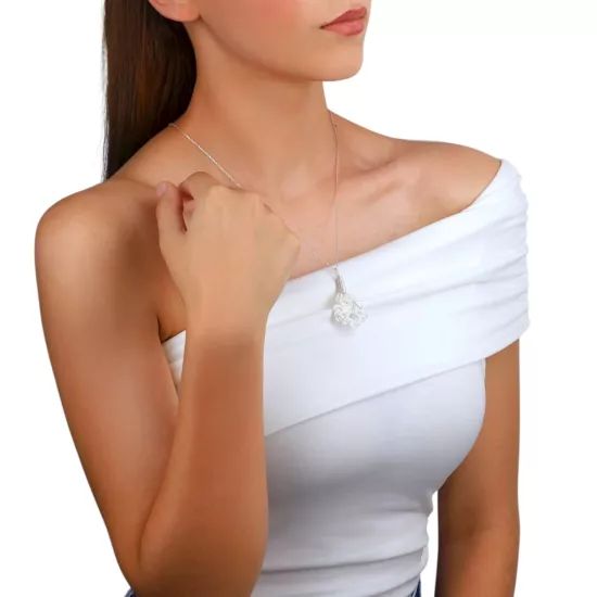 1000 Ayar Kazaziye Gümüş Kolye